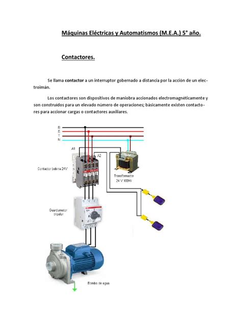 Máquinas Eléctricas Y Automatismos Pdf Inductor Corriente Eléctrica