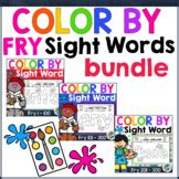 Color By Sight Word Fry Words By Happy Detectives At Work