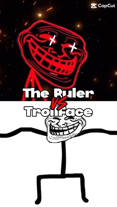 The Ruler Vs Trollface Youtube