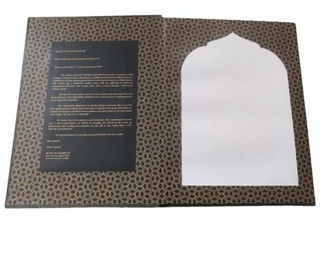 14inch Pu Leather Hotel Menu Card Holder At Rs 250 Piece Acrylic Menu