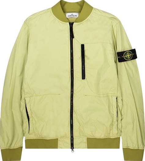 Buy Stone Island Bomber Jacket Light Green 761541331 V0052 Goat