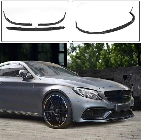 JC SPORTLINE Frontspoiler Spoilerlippe Für C Klasse W205 C205 C63 AMG S