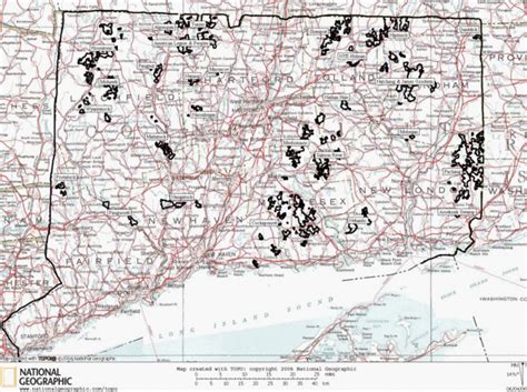 Connecticut State Forests Map - South Farms Connecticut • mappery