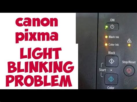 Canon Pixma Light Blinking Problem Solved Youtube