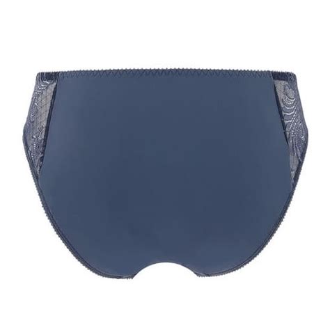 Empreinte Slip Thalia Encre Bleue Milo Lingerie