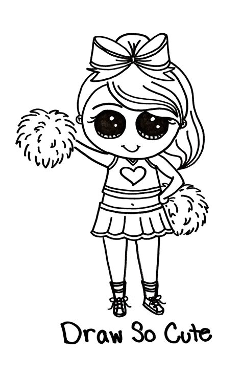 Draw So Cute Printable Coloring Pages