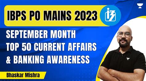 September Month Top 50 Current Affairs And Banking Awareness IBPS PO