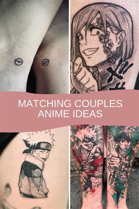 83 Matching Anime Tattoos You Can T Resist