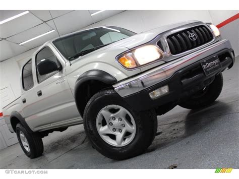 2001 Lunar Mist Silver Metallic Toyota Tacoma V6 Double Cab 4x4