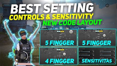 Controls Sensitivitas Terbaik Update Code Layout 4 Jari Jari 5 Pubg