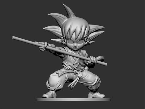 3d File Son Goku Fan Art For 3dprint 3d Print Model・3d Printable Model To Download・cults