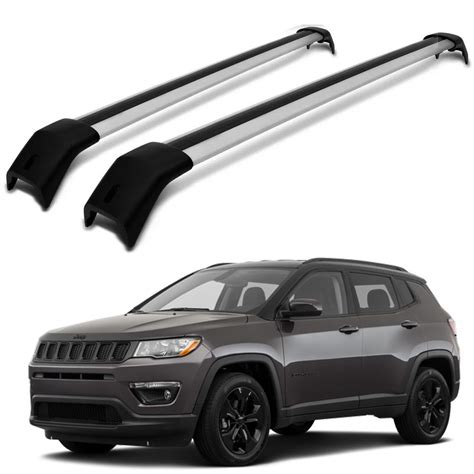 Rack De Teto Travessa Larga Jeep Compass At Prata Projecar