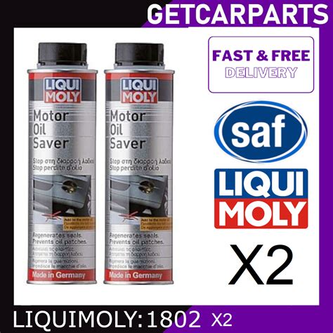 2x Liqui Moly 300ML Motor Oil Saver Part 1802 4100420018022 EBay