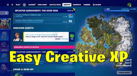 Fortnite Earn XP In Creator Made Islands Made Easy Fortnite YouTube