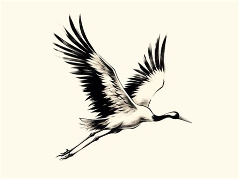 Japanese Crane Tattoo Meaning Grace And Beauty