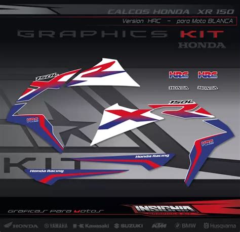 Calcos Honda Xr Hrc Versi N Insignia Calcos En Venta En San