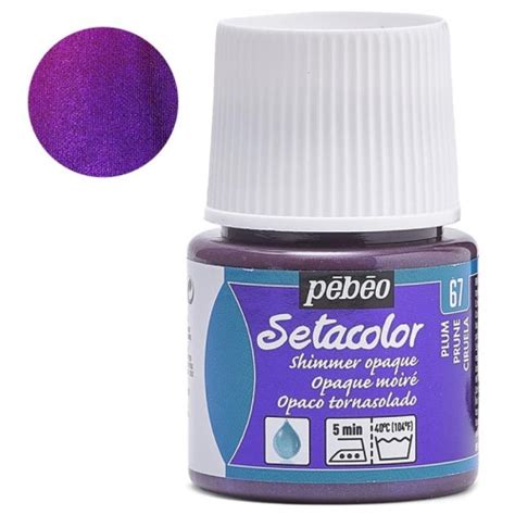 Farba Do Tkanin Setacolor Opaque Pebeo 45 Ml 67 Plum Shimmer Storm