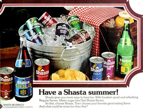 See some vintage Shasta sodas, from chocolate cola to lemon-lime to strawberry pop - Click Americana