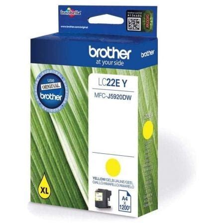 Tinteiro Original Brother Lc Ey Xl Alta Capacidade Amarelo Limifield