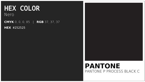 Hex To Pms Code Pantone P Process Black C Conversion Chart Pms