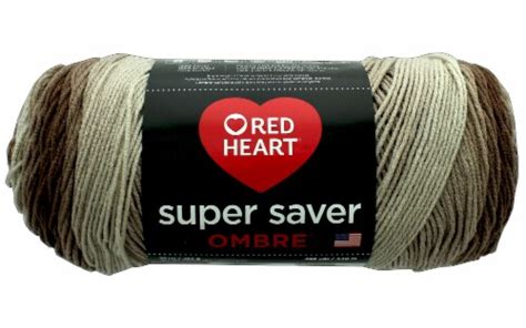 Red Heart Super Saver Ombre Yarn Cocoa Count Fred Meyer