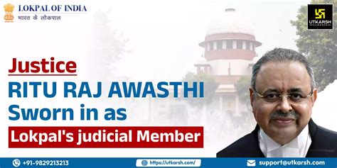 Justice Ritu Raj Awasthi New Judicial Member Of The Lokpal