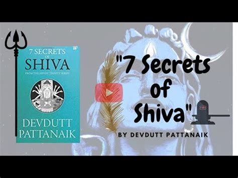 7 Secrets Of Shiva By Devdutt Pattanaik YouTube