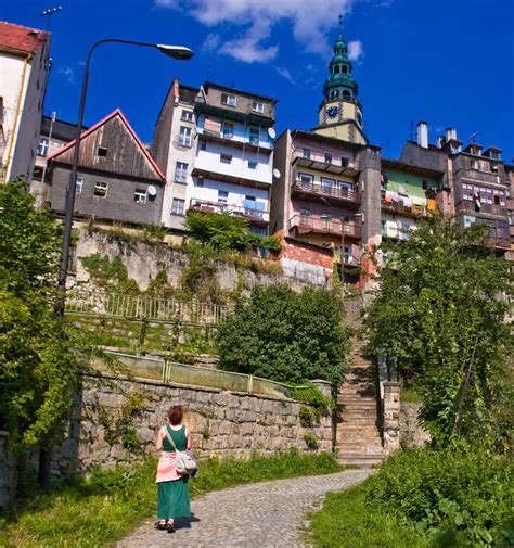 The Town Of Bystrzyca Klodzka Stock Photo Image Of Poland Pastoral