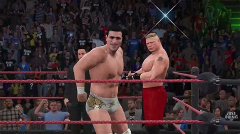 Lesnar Vs Del Rio Redemption Match Wwe 2k15 Youtube