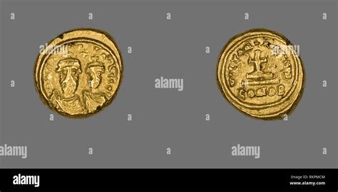 Solidus Moneda De Constans II Y Constantino IV AD 659 668