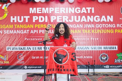 Kader Relawan Di Saudi Arabia Siap Menangkan PDI Perjuangan Ganjar