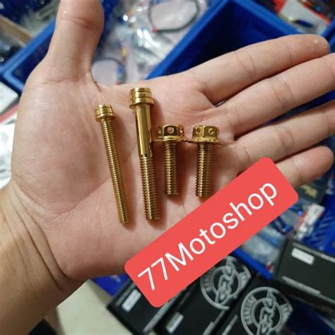 Jual Baut Krucut Plobolt Untuk Kaliper Monoblok Harga Pcs Shopee