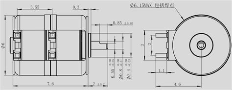 Ot Sm60l 001步进电机6mm摄像头升降电机 万至达电机