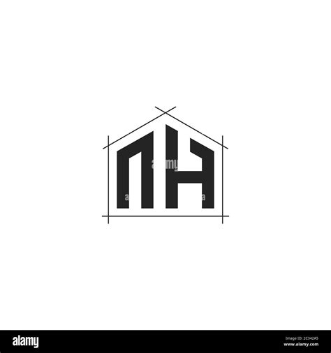 Letter Nh Logo Vector Vectors Hi Res Stock Photography And Images Alamy