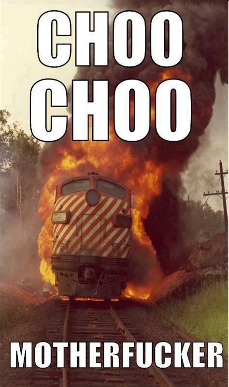 Im Going Off The Rails On A Crazy Train Funny Pictures Funny Humor