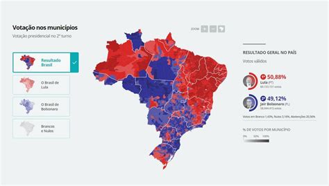 Veja Os Munic Pios Onde Lula E Bolsonaro Tiveram Mais Votos No Turno