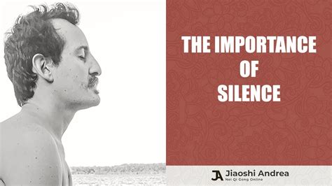 The Importance of Silence and Meditation Exercises