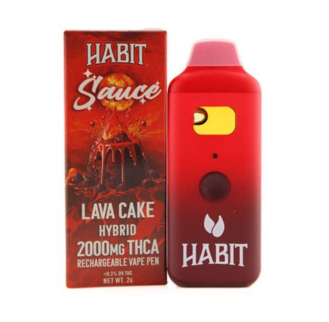 Habit Lava Cake Ml Thca Sauce Vape Pen Simply Crafted