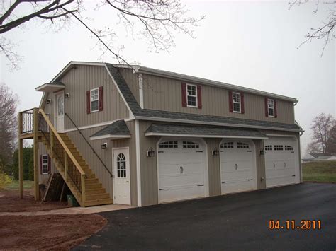 2 Story Gambrel Garage Two Story Two Car Garage