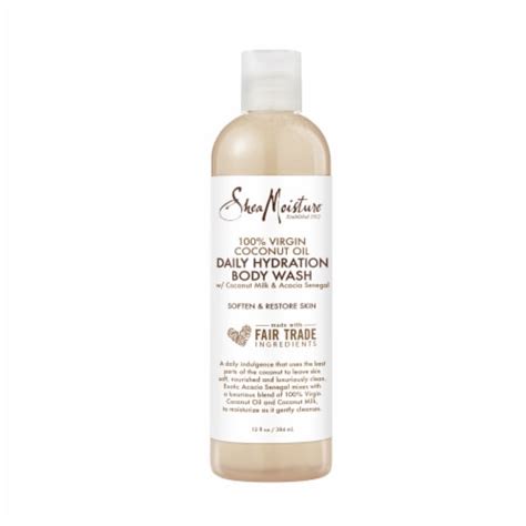 Shea Moisture Daily Hydration Virgin Coconut Oil Body Wash 13 Oz Fred Meyer