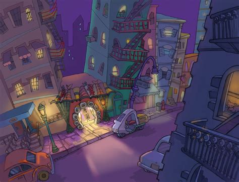 2D Animation - Background design/painting :: Behance