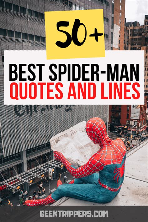 The Best Spider Man Quotes From All The Movies Tv Shows Geek