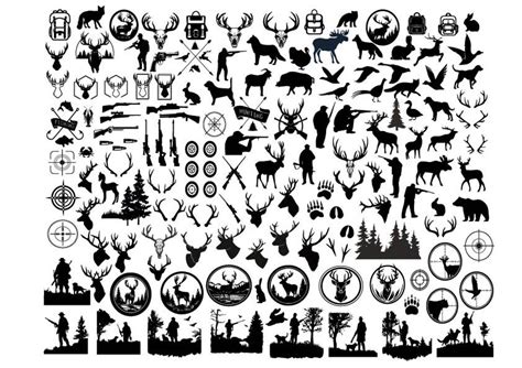 Hunting Svg Bundle Hunter Svg Deer Hunting Svg Hunting Clipart