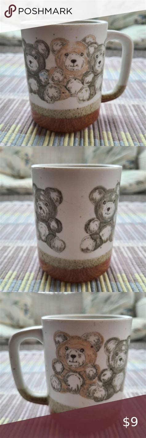 Otagiri Speckled Brown Bottom Ceramic Stoneware Coffee Tea Mug Teddy