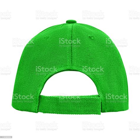 Green Baseball Cap Back View Isolated Stock Photo Download Image Now