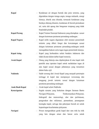 Istilah Operasional Terminal Pelabuhan PDF