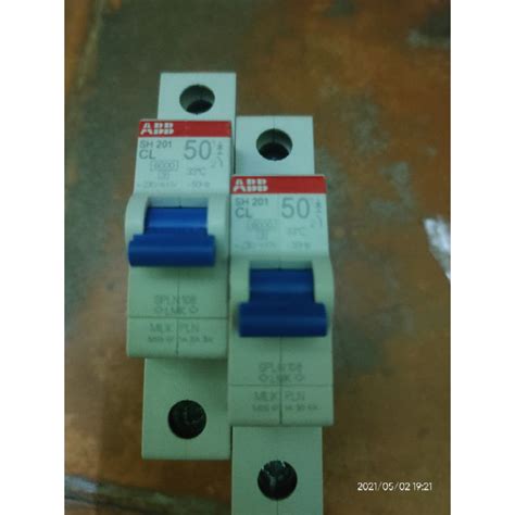 Jual Mcb Abb A Asli Indonesia Shopee Indonesia