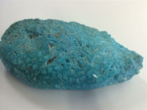 Kingman Turquoise Rough And Polished Gemstone Turquoise Specimen