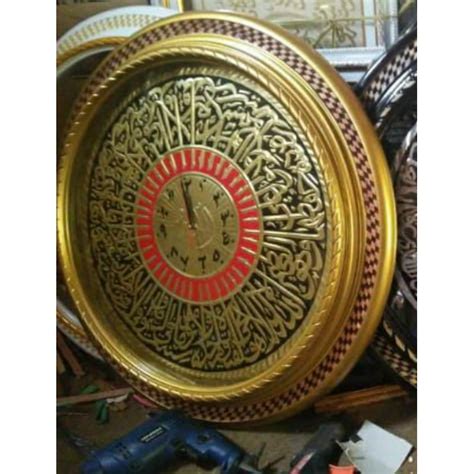 Jual Hiasan Dinding Kaligrafi Jam Ayat Kursi Shopee Indonesia