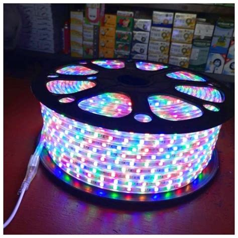 Jual Jual Lampu Led Strip Rgb Selang 100 Meter Smd 5050 220V Rgb 100M